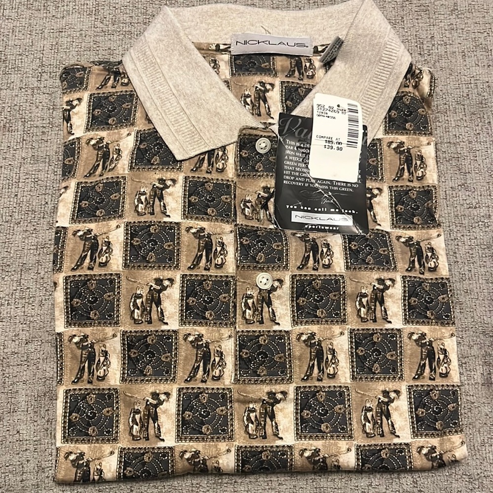 NWT Men’s NickLaus Golf Shirt Size XXL
